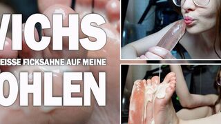 Emmi-Hill gibt dir einen heftigen Footjob