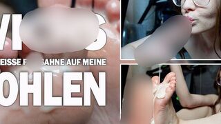 Emmi-Hill gibt dir einen heftigen Footjob