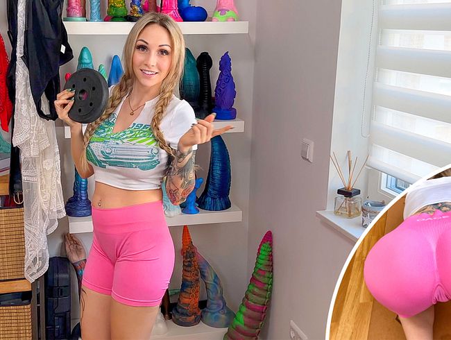 Stiefdaddy fickt mir hart den Creampie aus der Muschi von Lisa-Sophie