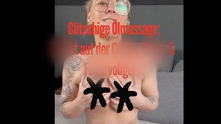 UschiBAVARIA genießt die extrem ölige Massage