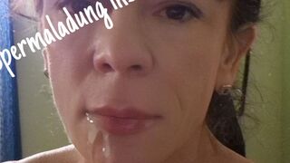 Musclequeen_Diana braucht eine saftige Gesichtsbesamung