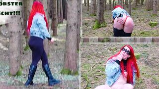 Iron-desire: Solofick im Wald! Förster bespannert mich