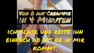 UschiBAVARIA bekommt einen Quickie mit Creampie