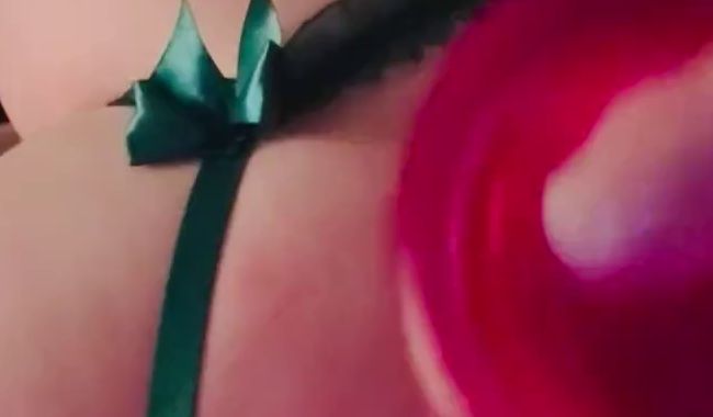 Dildo blasen über Kopf mit Beauty Diva