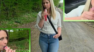 Eis Essen macht Lust auf Sperma Nachtisch (Sexy-Milf-Diana)