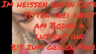 UschiBAVARIA bekommt Facial nach dem Blowjob