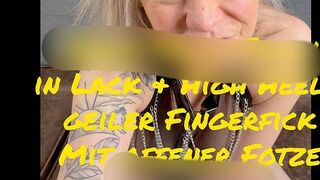UschiBAVARIA macht in Lack und Heels eine Cam Show