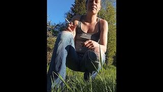 [HungrigesBiest] Outdoor in die Jeans pissen