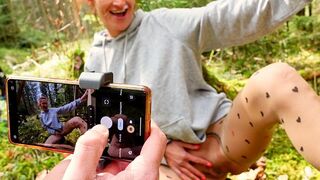 (Letty Bixx) Fotoshooting im Wald mit einem geilen Fick gekrönt