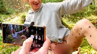 (Letty Bixx) Fotoshooting im Wald mit einem geilen Fick gekrönt