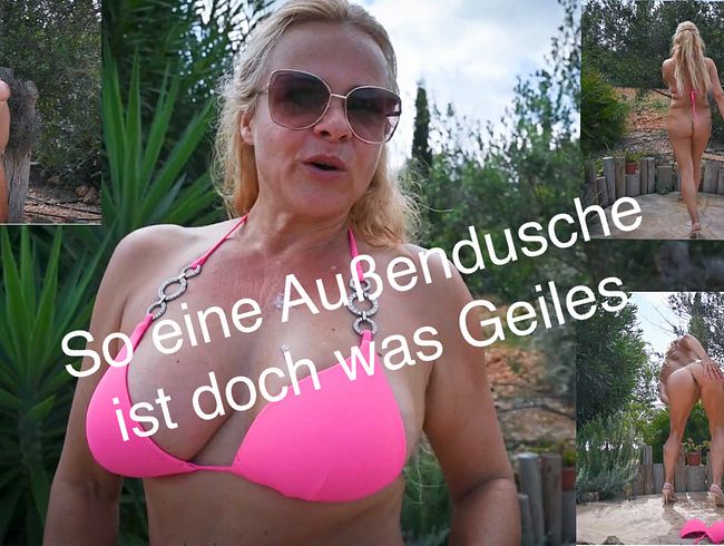 GinaTomic - Ich genieße die Outdoor Dusche