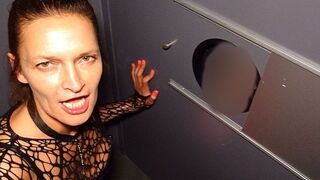 Letty_Bixx bei ihrer ersten Gloryhole Session