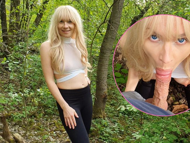 (LeaStern) Fremder fickt mich im Wald schwanger