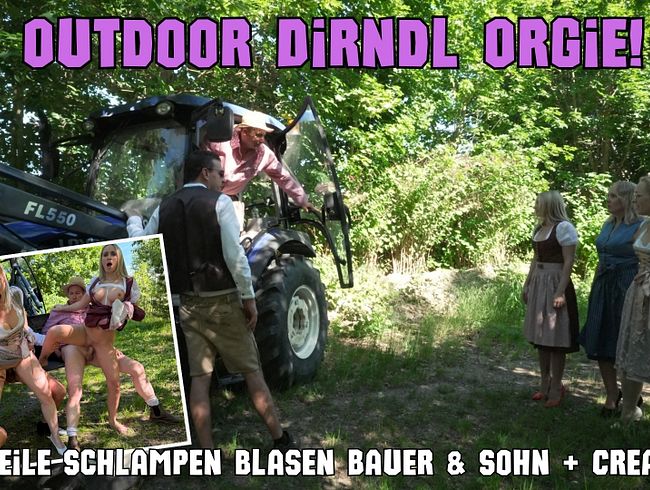3 Flittchen teilen sich den Schwanz vom Bauern (Lea-Kirsch)