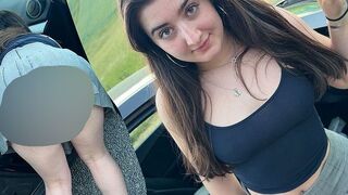 LeahSnuSnu hat einen geilen Outdoor Auto Fick