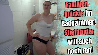 LinaLove treibt es mit dem Stiefbruder im Badezimmer