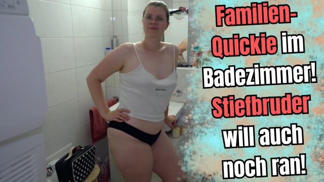 LinaLove treibt es mit dem Stiefbruder im Badezimmer