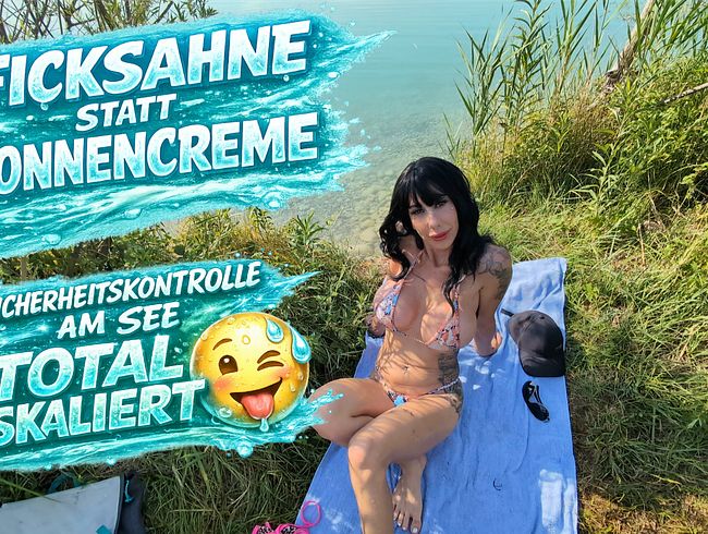 Candy_Suck nimmt lieber Ficksahne statt Sonnencreme