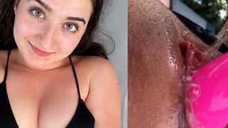 LeahSnuSnu squirtet den Hotel Gast an