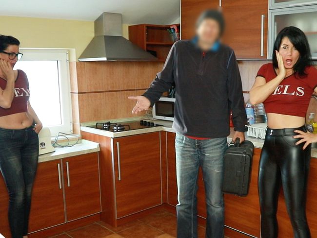 Alexalexandria bezahlt den Handwerker mit Analsex