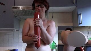 Popp-Sylvie steht auf dicke Schinkenwürste