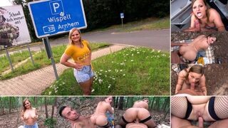 AndyStar: Heißes Teen mit Bubble Butt wird ohne Gummi abgefickt