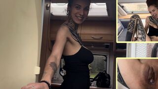 Der 1. Creampie für Hobbyhute Aja-Moon