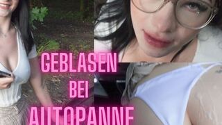 Roxi_black dreht ersten Sexfilm bei der Auto Panne