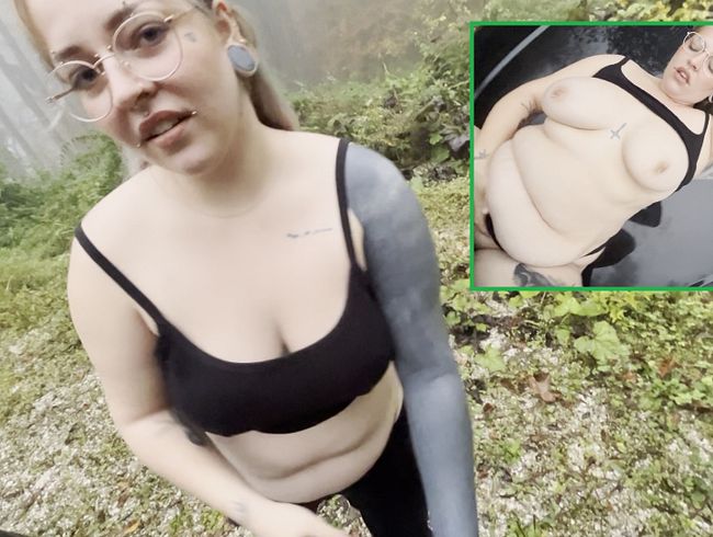 Vi0laSnow treibt es outdoor mit einem fremden Kerl