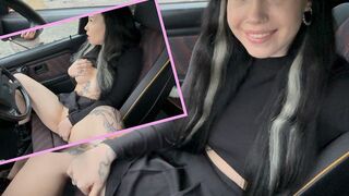 Parkplatz Premiere von Cassandra-Clasen! Gleich beim 1. Mal erwischt worden?