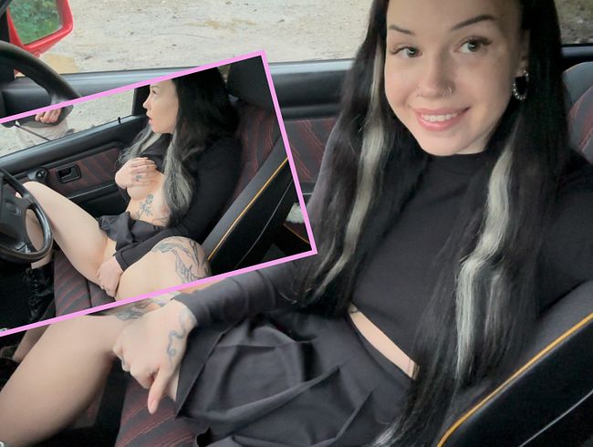 Parkplatz Premiere von Cassandra-Clasen! Gleich beim 1. Mal erwischt worden?
