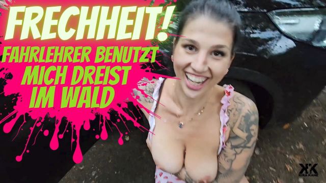 KiraKane wird vom Fahrlehrer im Wald benutzt