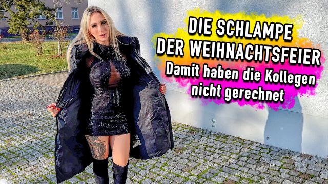 Lisa-Sophie ist die Hobbyhure auf der Weihnachtsfeier