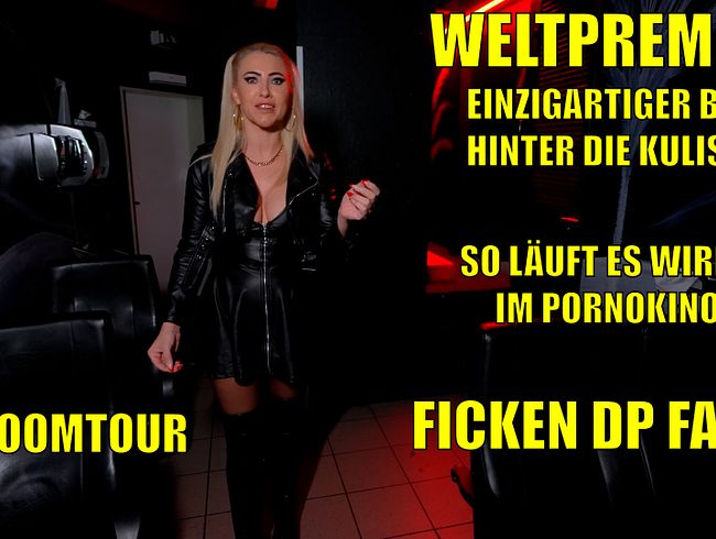 Daynia zeigt ihr reales Erlebnis im Porno Kino