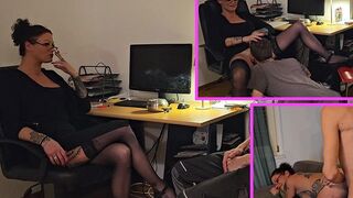 Sydney_Schmid fickt mit dem Mitarbeiter für die Gehaltserhöhung
