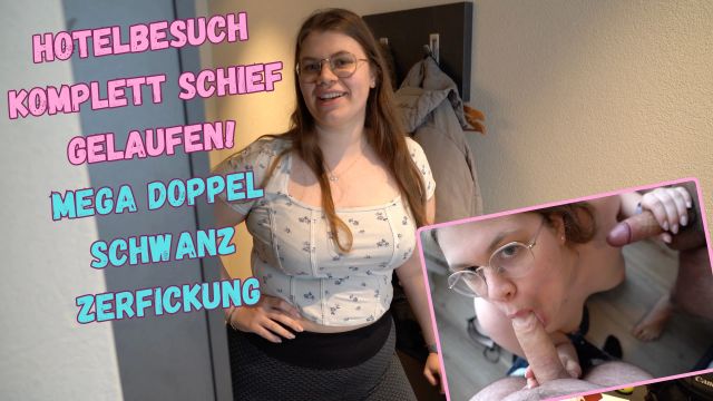 LinaLove lässt sich im Hotel doppelt ficken