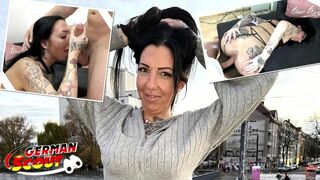 GERMAN SCOUT - Sara Deluxe kommt mit ihrem Bubble Butt zum 1. Mal zum Casting