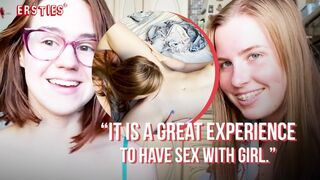 (Ersties) Rita & Anca haben zum 1. Mal Lesbensex