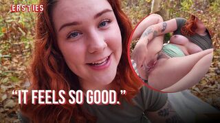 Ersties filmt die Amerikanerin beim Solosex