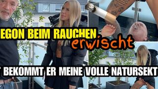 Lara Cum Kitten pisst Egon gerne mal an