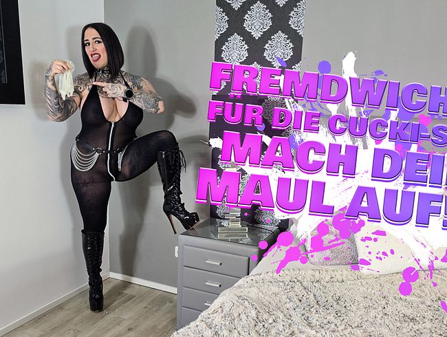 Queen Paris spendet ihrem Cuckold fremdes Sperma
