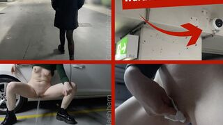 Geile Nachbarn pisst im Parkhaus vor deinen Augen