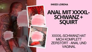 inkedlorena @ Arschfick mit großen Schwanz